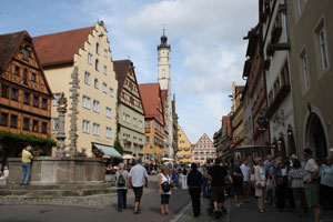 Marktplatz in Rothenburg